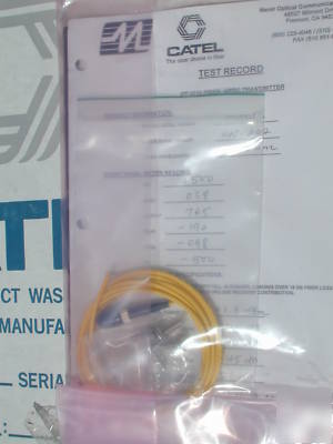  catel fm 9600 fiber optic transmitter optical laser