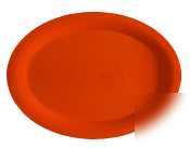 Get red sensation melamine oval platter |1 dz|
