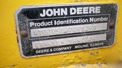 John deere 750 dozer bulldozer