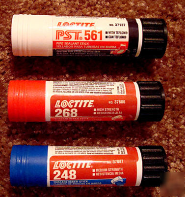 Loctite 248 blue 268 red 561 pst 19 gram tubes