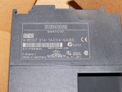 New siemens 6ES7 314-1AE04-0AB0 CPU314 plc - in box