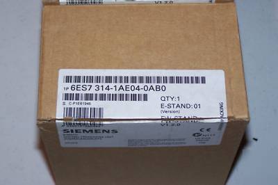 New siemens 6ES7 314-1AE04-0AB0 CPU314 plc - in box