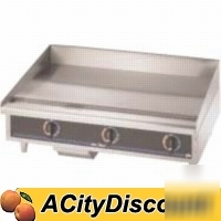 New star max 36IN chrome gas flat griddle grill