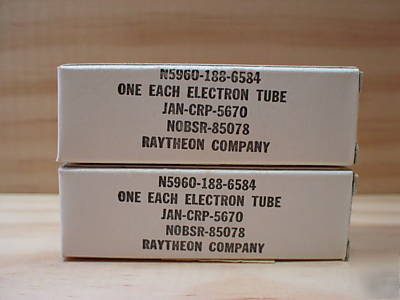 Rare windmill-getter raytheon 5670 (we 396A 2C51 6N3P)