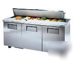 True tssu-72-18-ada| sandwich/salad 3 door food table|