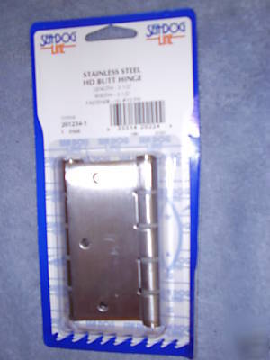 Heavy duty s.s. hinges-3 1/2