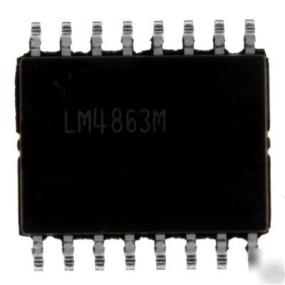 Ic chips: 5 pcs LM4863N dual audio stereo headphone amp