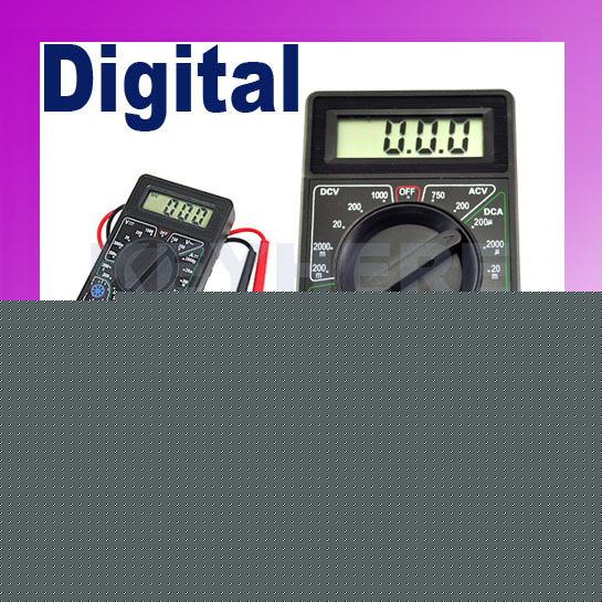 New lcd digital voltmeter ammeter ohm multimeter DT830B