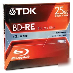 New tdk 2X bd-re media 48699