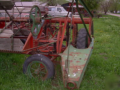 1940's vintage case swather / on transporter good shape