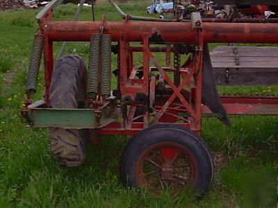 1940's vintage case swather / on transporter good shape