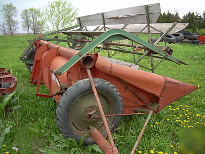 1940's vintage case swather / on transporter good shape