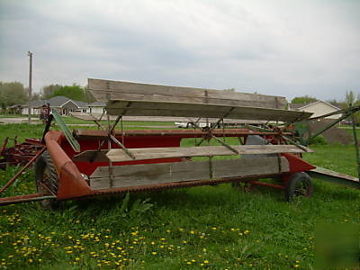 1940's vintage case swather / on transporter good shape