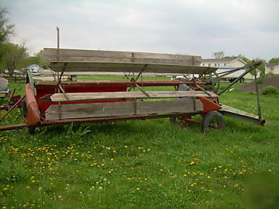 1940's vintage case swather / on transporter good shape