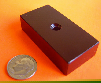 25 2X1X1/2 neodymium magnets wind turbine epoxy+ni/hole