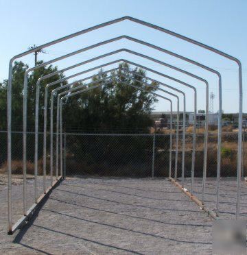 Car, truck, rv, boat steel storage building frame 12X20