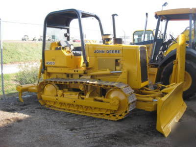 1985 john deere 450D dozer, u/c 60%, diesel, orop's