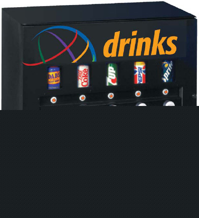 Bv-155 can & bottle soda pop drink vending machine