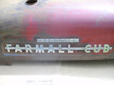 Farmall cub ~ hood / fuel tank 