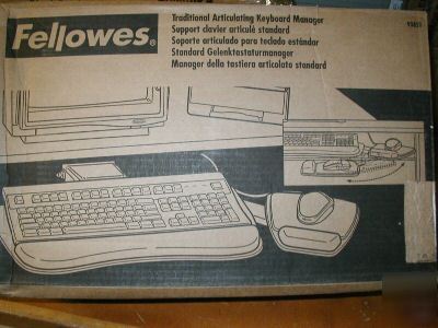 Fellowes traditional articulating keyboard manager