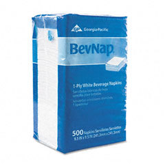 Georgia pacific beverage napkins 1PLY 912X912 4000CT w