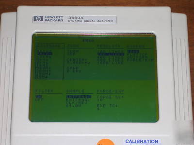 Hp 3560A portable fft dynamic signal analyzer,nice 