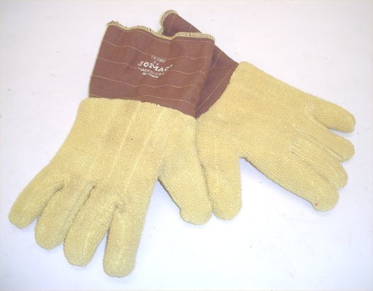 Jomac terrycloth wool lined high heat gloves xl 625