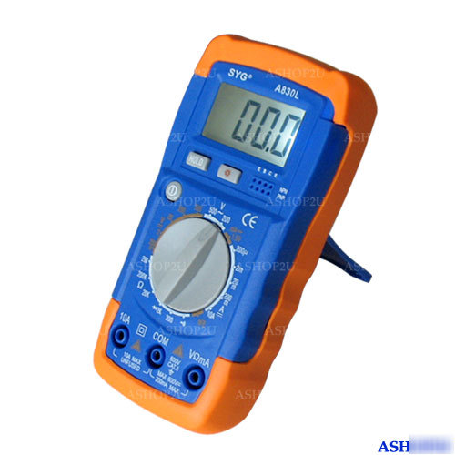 Lcd digital voltmeter ammeter ohm test meter multimeter