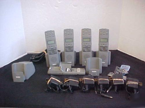 Lot of 5 dictaphone walkabout express model 2105