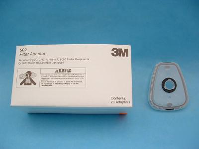 20 3M 502 filter adapters for 5000 6000 series masks