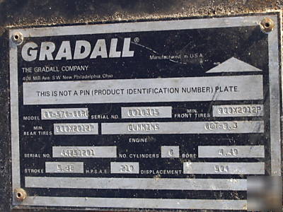 Gradall 660E rubber tire 10 wheel drive excavator bid 