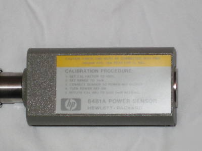 Hp / agilent 8481A power sensor int'l ship 