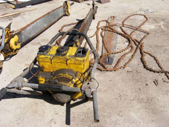 Mcculloch two man chain saw md 755B 36