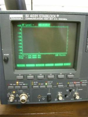 Schlumberger stabilock 4031 service monitor