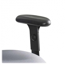 T-pad chair arms adjustable safco 6689BL black