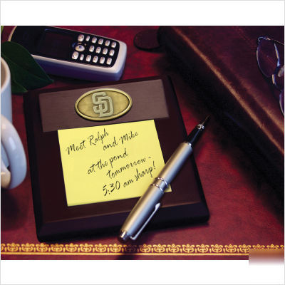 The memory company san diego padres memo pad holder