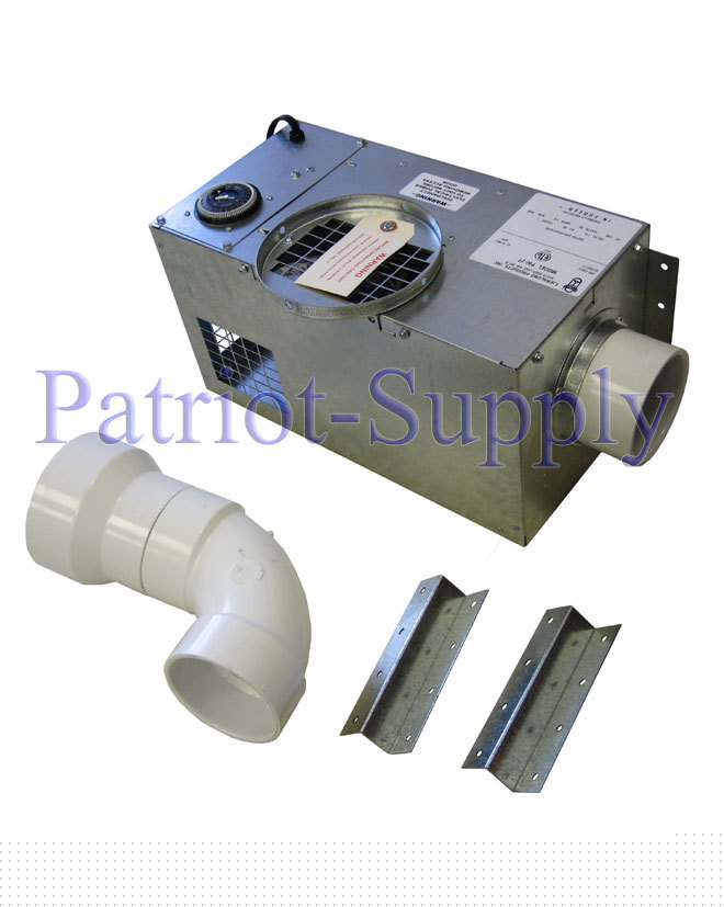 Tjernlund pai-2T fresh air intake unit time clock oper.