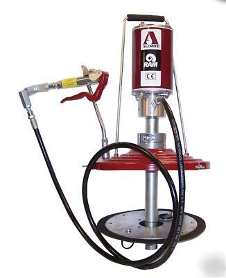 New alemite 9911-j pneumatic ram portable grease pump - 