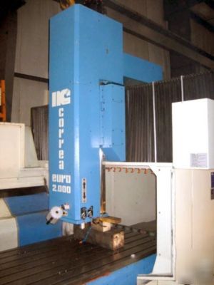 Nicholas correa euro 2000 cnc double column vmc