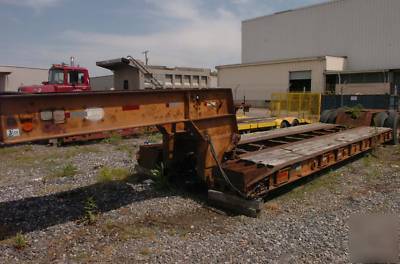 1978 rogers detachable lowboy trailer 35 ton