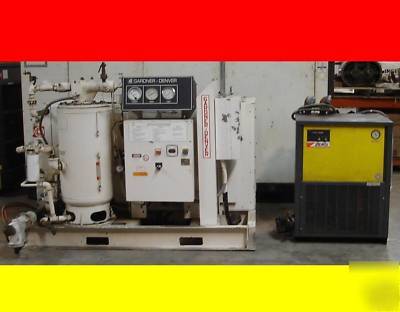 40HP gardner denver rotary screw air compressor