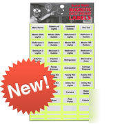 Dr watts magnetic circuit breaker labels free ship 