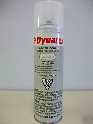 Dynatex clear rtv silicone gasket maker 8OZ can