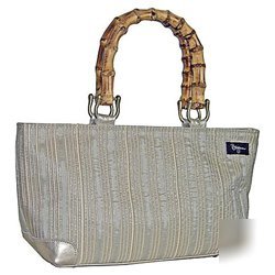 New brynn capella sierra bamboo tote - ocean