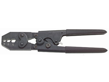 New klein full-cycle coax ratcheting crimper