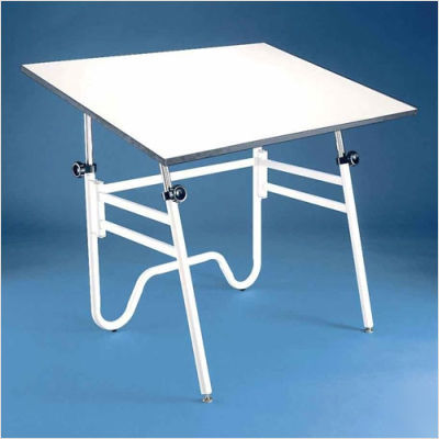 Opal drafting table base black, top 24 