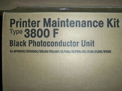 Ricoh type 3800F, 400548, black photoconductor unit