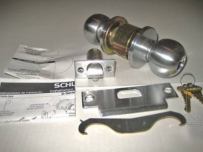 Schlage D82PD orb, institution lock door set: grade 1 