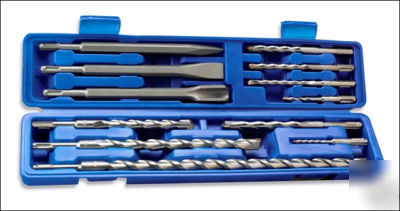 Sds plus drill and steel set (12 pieces in case)