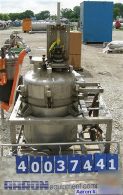 Used: buckley iron works reactor, 35 gallon, stainless